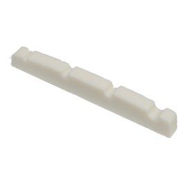 White bass guitar top nut 4 string 42mm x 3.5mm