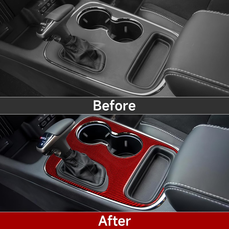 BRMYL Car Gear Shift Panel Decals for 2018-2020 Dodge Durango