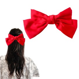 Big Ribbon Barrette, Red