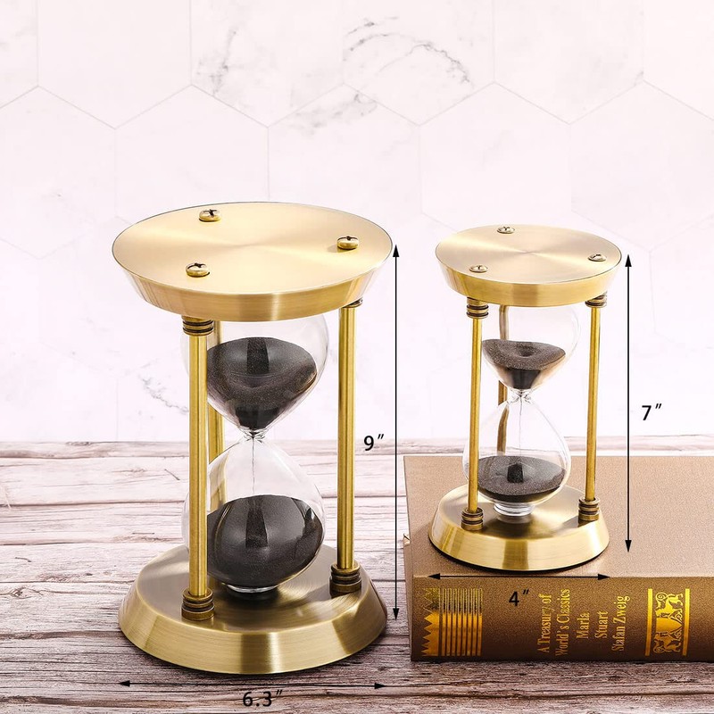 Empty Hourglass Fillable, Large Antique DIY Sand Timer Set With