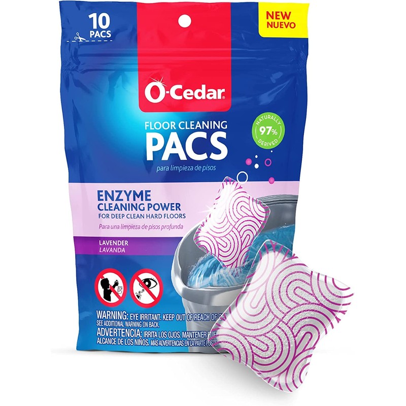 O-Cedar EasyWring RinseClean Microfiber Spin Mop & Bucket Floor Cleaning