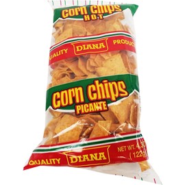 Prodiana Corn Chips Hot Snack 4.30 oz - Picante (Pack of 18)