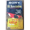 Sony E240 HR Blank Tapes