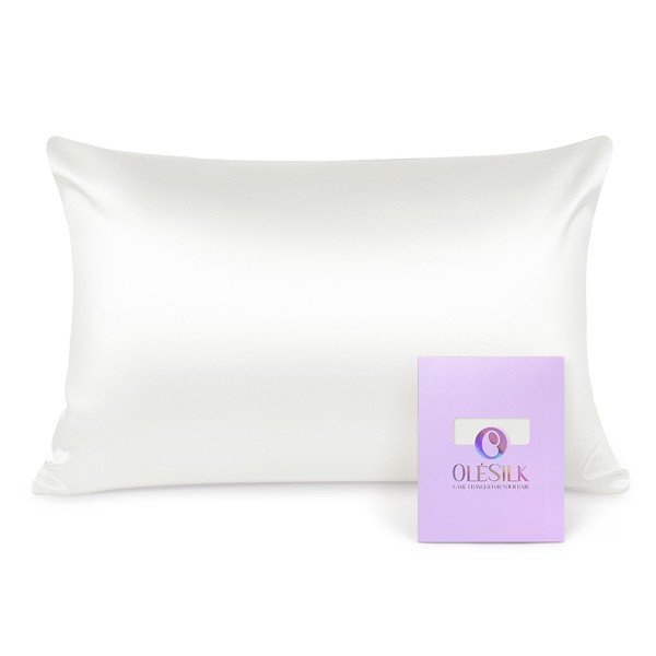 Olesilk, pillow case, 100% silk, cushion cover, hair and skin