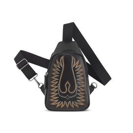 ARIAT Women's Casanova Leather Sling Bag, Black