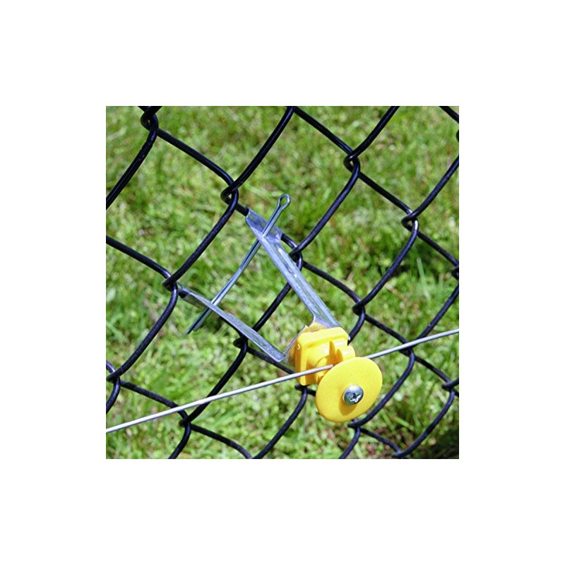 Zareba Chainlink Insulator for Electric Fencing - 10 Insulators Included