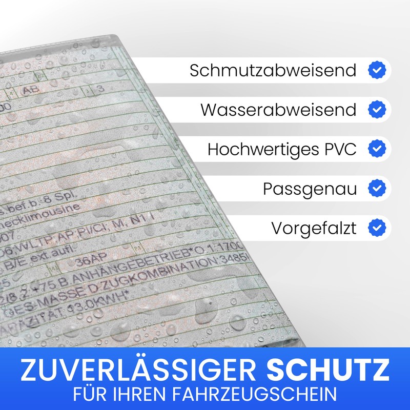 Creative Fox Vehicle registration certificate cover for car registration certificate,