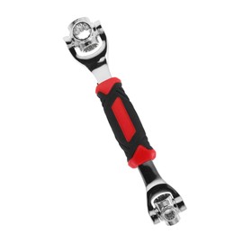 FUNOMOCYA Multifunctional Wrench Rotary Tool Mechanic Tools Handy Wrench Tool Adjustable Wrench Socket Convenient Socket Wrench Precision Wrench Tool Socket Wrenches Easy-to-use Wrench Alloy