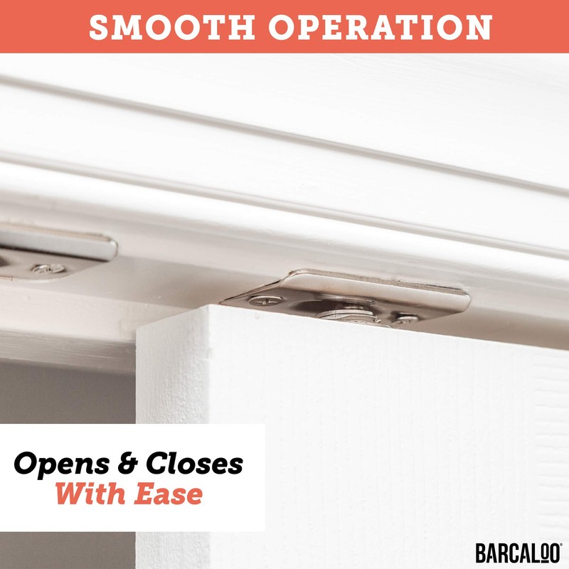 Ball Catch Door Hardware for Closet or Cabinet, Satin Nickel