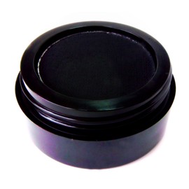 Pure Ziva Black Matte Cake Eyeliner & Pressed Eyeshadow, Water Activated Powder; Gluten & Cruelty Free
