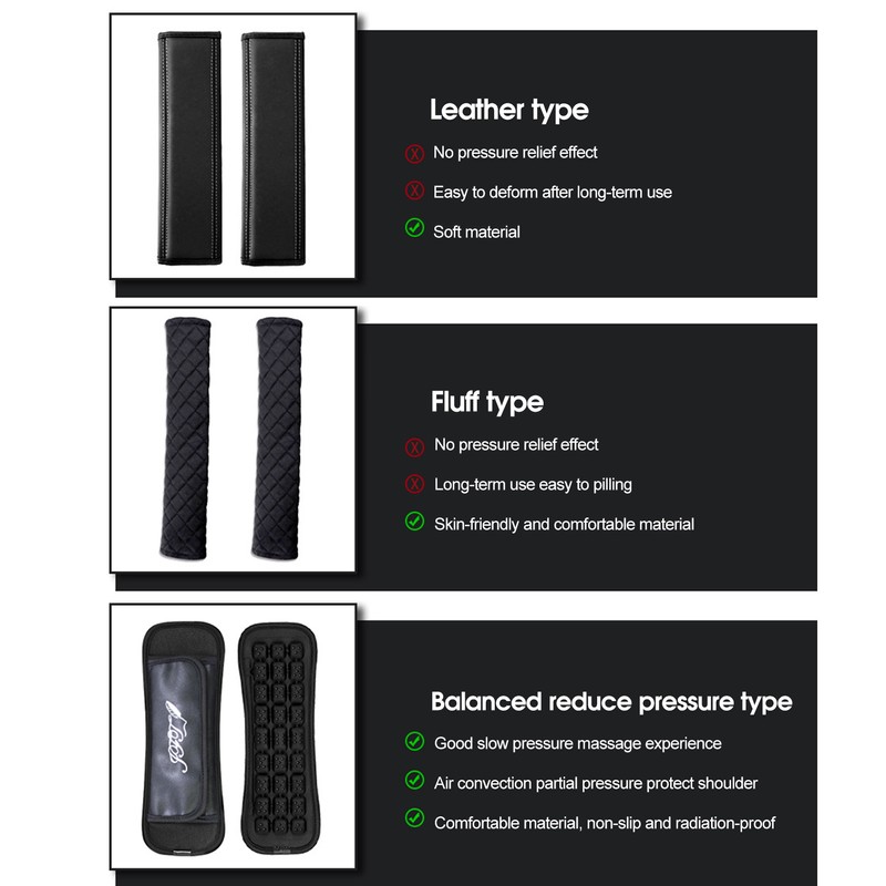 Car Seat Belt Shoulder Pad Relieve Pressure Elastic Seatbelt Backpack