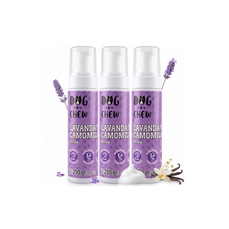 Shampoo en Seco para Perros, Espuma sin Agua, 250 ml
