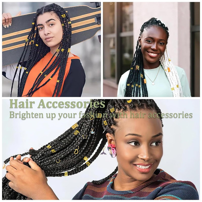 Joyería para Rastas, Puños para el Pelo, Bobinas para Fiestas,