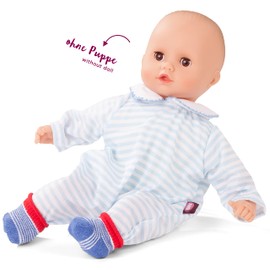 Götz 3403085 Pfiffikus Baby Suit - Doll's Clothing Size S - 3-Piece Clothing and Accessory Set for Baby Dolls from 30-33 cm