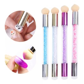 Mouyic Esponja Difuminadora Para Efectos Decoracion En Uñas + Sello