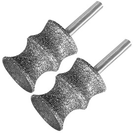 TSLOBIT Diamond Dremel Dog Nail Grinder Attachment,1/8'' Pet Nail Grinder Wheel for Dremel Dog Nail Grinder, Diamond Rotory Bit for Dogs&Pets Nail Care,2-Pack（Large B+B）