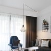Adcssynd 6 Pack Upgrade Version Ceiling Hooks for Hanging Lights,