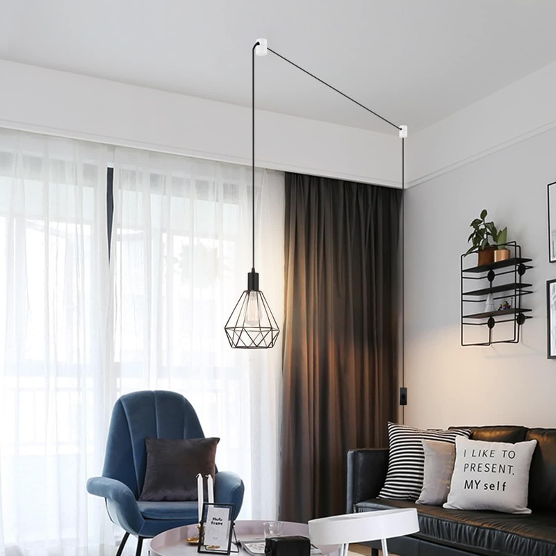 Adcssynd 6 Pack Upgrade Version Ceiling Hooks for Hanging Lights,