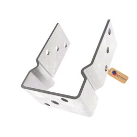 U-Post Support for Doweling with Bead, Hot-Dip Galvanised 81 mm