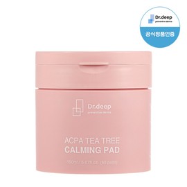 Dr. Deep (현대Hmall)닥터딥 아크파 티트리 진정패드 60매 (Hyundai Hmall) Dr. Deep Arcpa Tea Tree Soothing Pad 60 Sheets