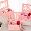Rotating Ballerina Music Box Musical Jewelry Storage Box for Birthday
