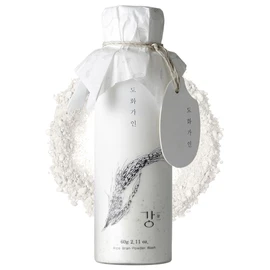 House of Dohwa Rice Bran Powder Wash | Gentle Exfoliating Face Wash for Sensitive Skin | Vegan Enzyme Face Scrubber & Exfoliator for Sebum Control – Product of Korea | 60 g (2.1 oz)