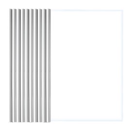 A4 Sliding Bar Binder, Plastic A4 Sliding Bar Binder, Folder Slider, A4 Plastic Report Covers, A4 Slide Binders, A4 Sliding Bar Binders, Clear A4 Sliding Bar Binders, Pack of 10