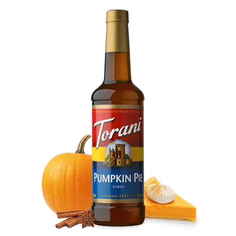 Coffee Syrup, Pumpkin Pie Flavored Syrup for Drinks, 25.4 Fl