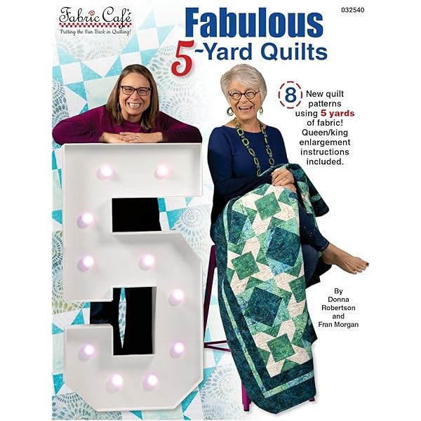 Fabric Cafe 2025 Fabulous 5-Yard Quilts - 8 New Printed