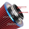 Cold Air Intake Filter, High Performance, Washable Filter, Clamp-On Replacement