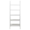 Casual Home 5-Shelf Ladder Bookcase, White