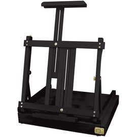 Art Advantage Black Sketch Box Tabel Easel