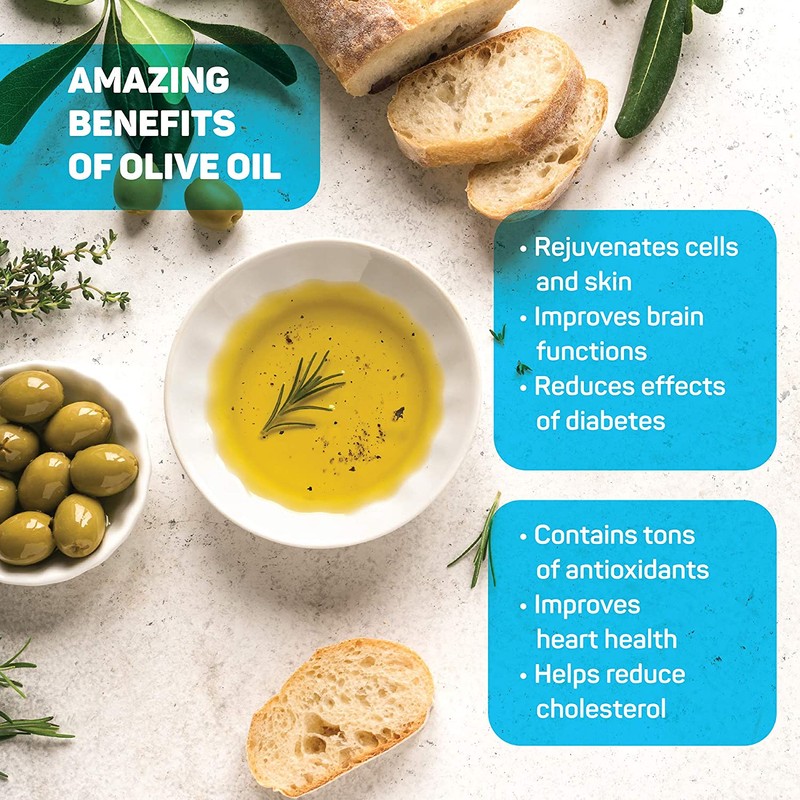 Palermo Extra Virgin Olive Oil, Cold-Pressed Within 4 Hours, Unrefined,