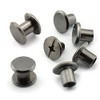 YXQ 50pcs Chicago Screw 5x6mm Slotted Binding Screws for Rivet