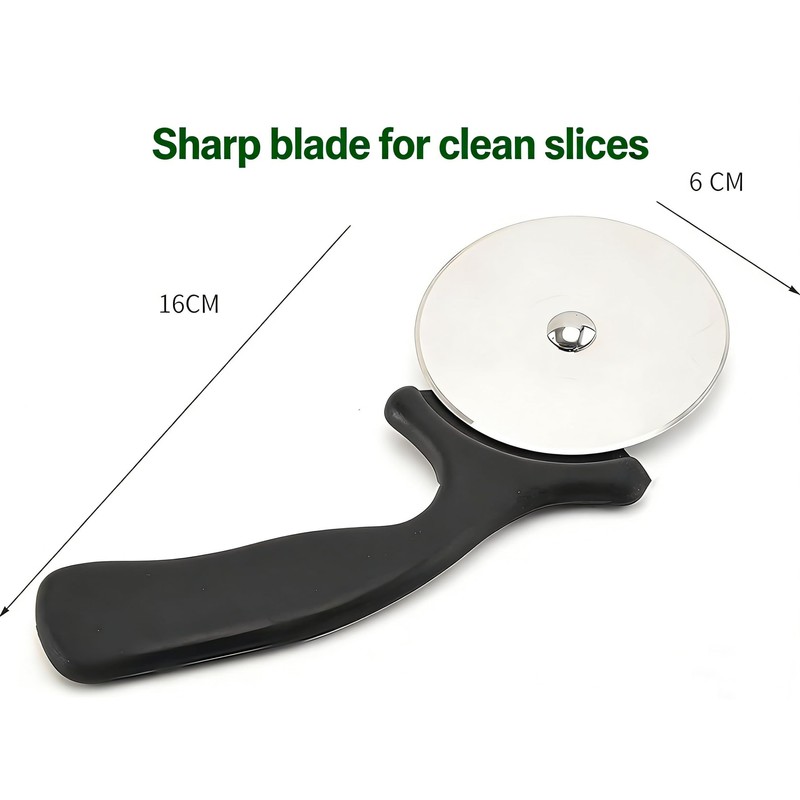 Pizza Cutter Wheel, Stainless Steel Slicer, Sharp Classic Cutters, Kitchen