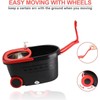 Spin Mop and Bucket with Wringer Set, 360° Spinning Mop