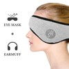 AOKWAWALIY Unisex Sleep Earmuffs 2-in-1 Sleep Masks Noise Reduction Sleep