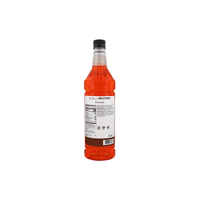 Monin - Watermelon Syrup | Premium Syrup for Cocktails, Slushes,