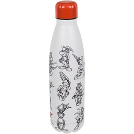 Out of the blue Asterix Water Bottle Stainless Steel 500 ml White Black Red