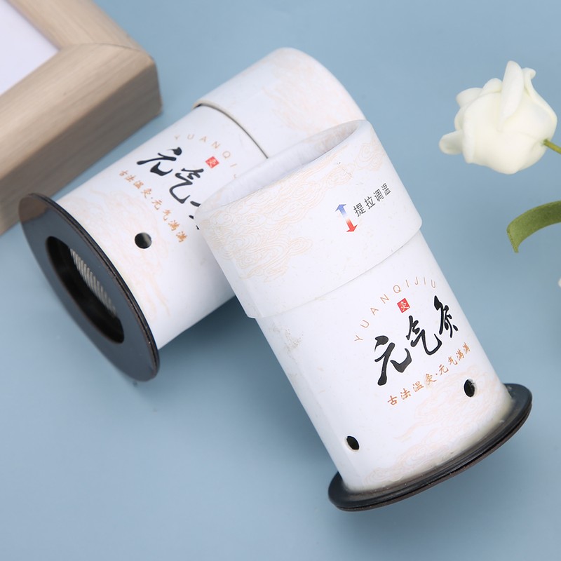 4pcs Smokeless Moxa Tube Acupuncture Massage Moxibustion Roll BoxTool