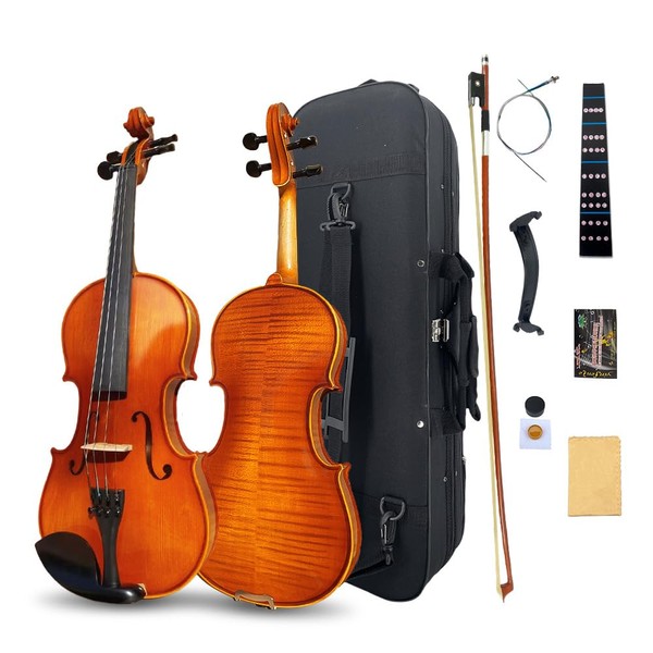 Vetimobato Acoustic Violin 4/4 Full Size Set Handmade Maple Solid