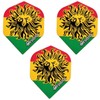 Designa Vuelos de Dardos Jamaican Iron Lion Zion, 75 micras