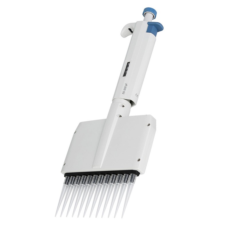 12-Channel 50-300μl L Adjustable Mechanical Pipette Vraiable Volume Manual Pipettor