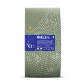 Luxmi Estates - Holy Basil - Organic Tulsi Tea - 25 Tea Bags | With Tulsi and Ginger | Provides Immune Support, Stress Relief and Uplifts Mood