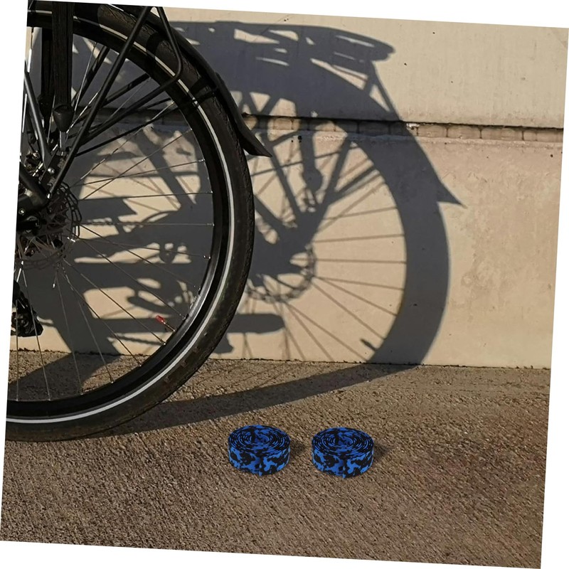Totority 8pcs Camouflage Bicycle Handlebar Tape Friction Resistant Non Slip