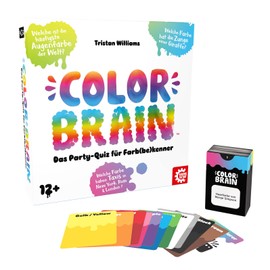 Game Factory 646234 Color Brain, the Colour Party Quiz for Colour Connoisseurs, Party Game for 2-12 Players, Quiz Game for Adults and Children from 12 Years