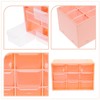 STOBOK 2pcs Desktop Drawer Organizer Box for Office Supplies Sundries