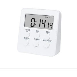 Temporizador de Cocina Digital 1 Paquetes, Cronometro Electrónico Multifuncional, Timer de Gestión de Aprendizaje , Temporizadores Digitales Magnéticos para Cocina,Temporizadores Digitales para Aula