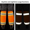 YUNCHONGuk Reflective Two Tone Mesh Leg Gaiters, Adjustable Leg Gaiters,