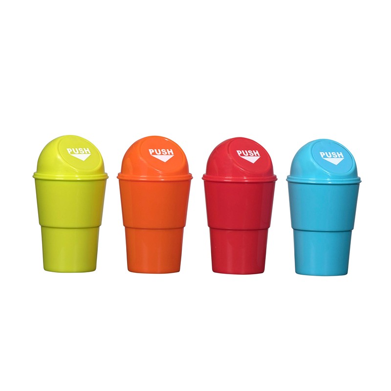 Hammont Mini Trash Can for Car - 4 Pack, 3.75"x6.5"